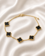 Black Clover Gold-Tone Charm Bracelet