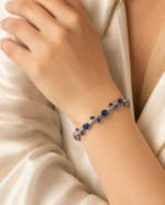 Navy Blue Tulip Bracelet - Image 2