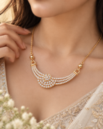 Stylish Curved Design Necklace - Image 2