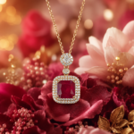 Red Stone Pendant Necklace