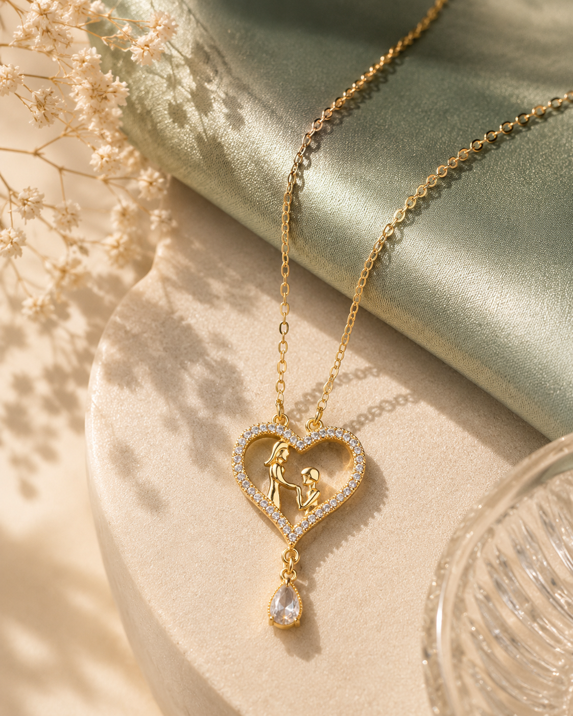 P3 Heart Proposal Pendant Necklace - Image 1