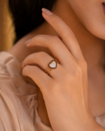 Heart Stone-Studded Ring - Image 2