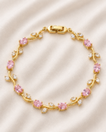 Beautiful Pink Tulip Bracelet