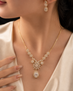 White Stone Teardrop Jewellert Set - Image 2